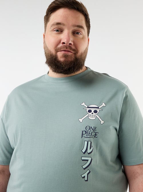 Tee-shirt 'One Piece' imprimé recto/verso - Kiabi
