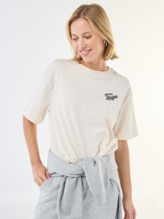 Tee-shirt oversize à message