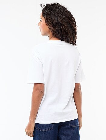 Tee-shirt oversize à message
