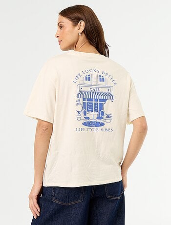 Tee-shirt oversize à message