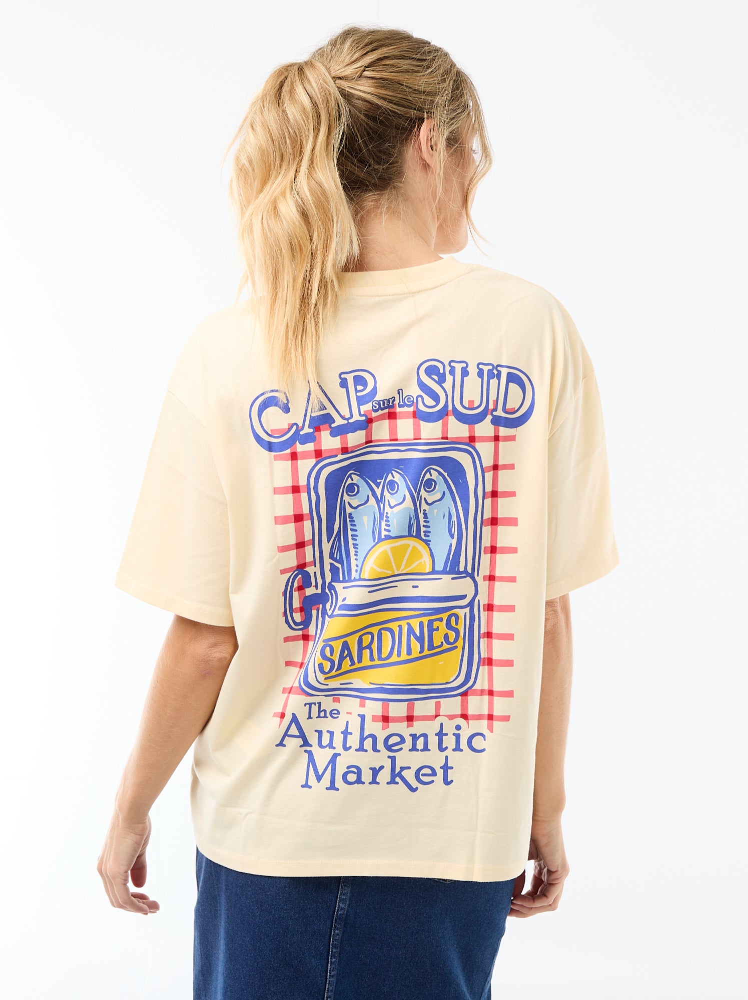 Tee-shirt oversize à message