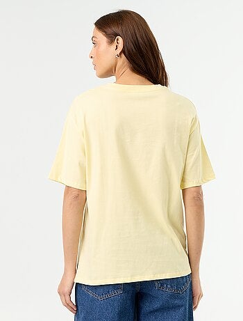Tee-shirt oversize à message