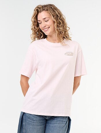 Tee-shirt oversize à message