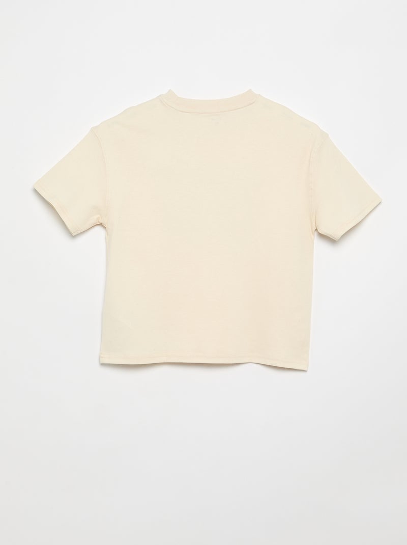 Tee-shirt oversize imprimé Blanc - Kiabi