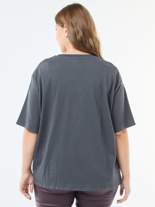 Tee-shirt oversize imprimé - Kiabi