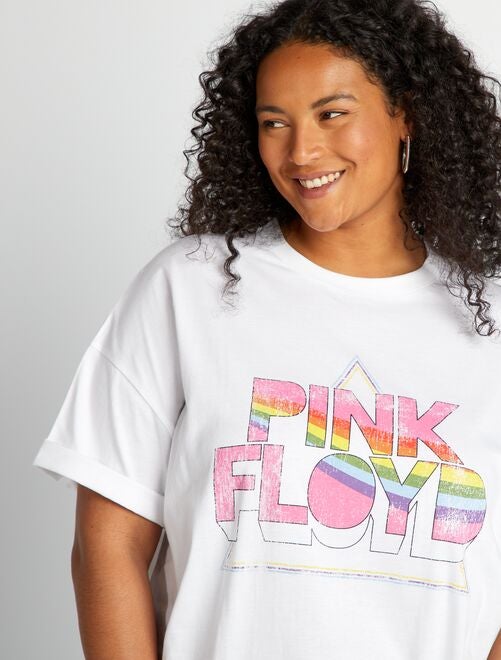 Tee-shirt oversize 'Pink Floyd' - Kiabi