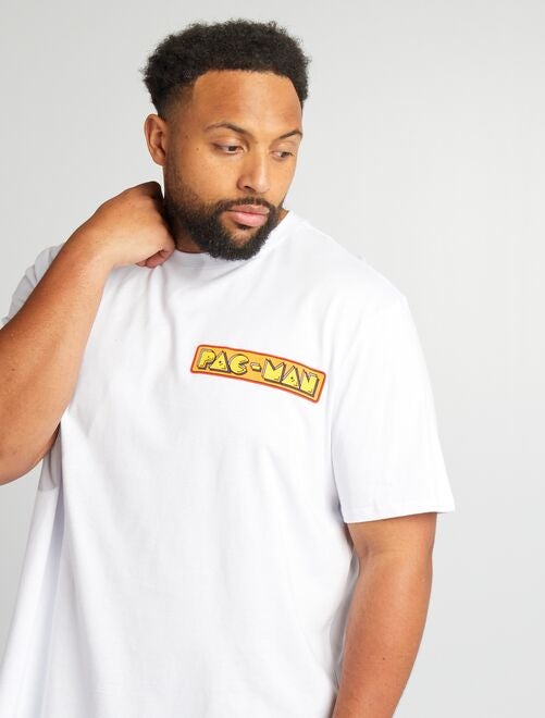 Tee-shirt 'Pac-Man' à col rond - Kiabi