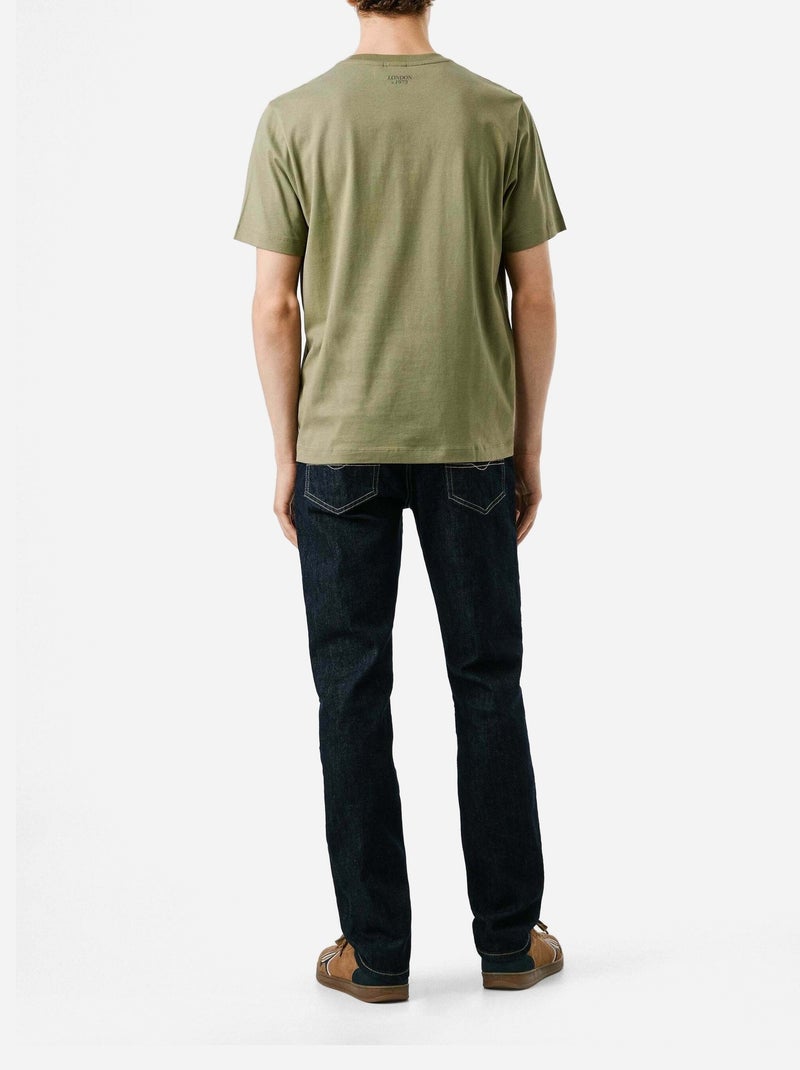Tee Shirt Pepe Jeans à manches courtes Vert - Kiabi