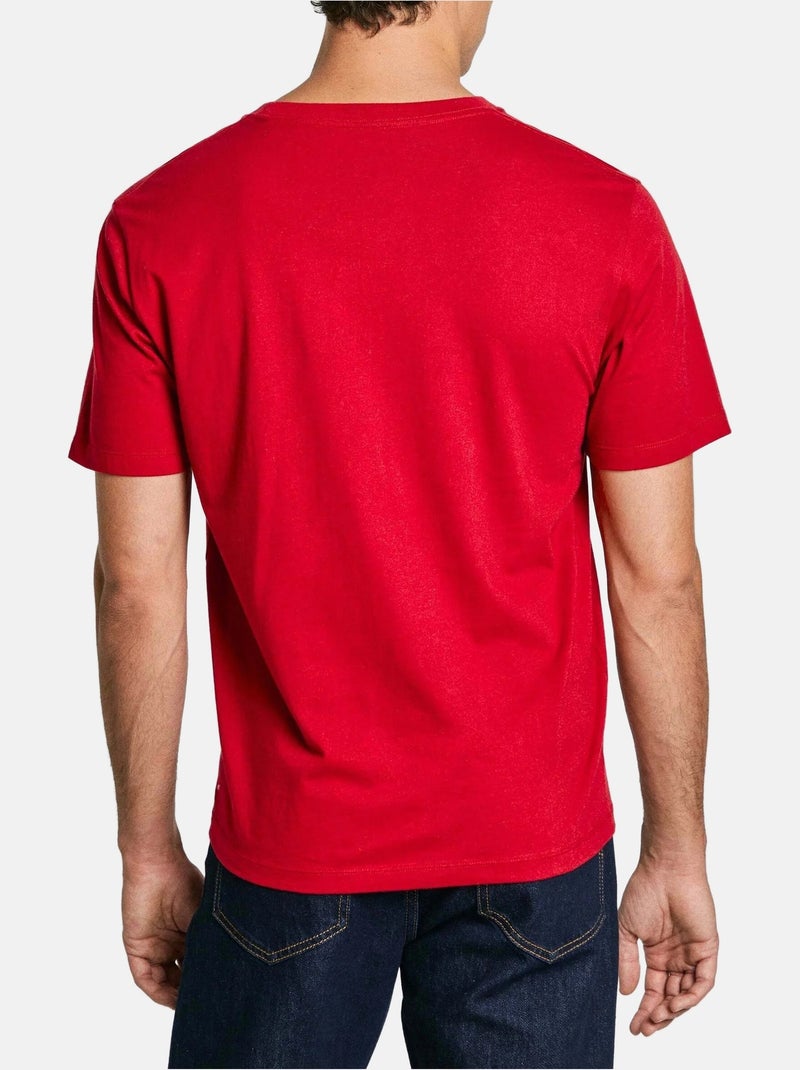 Tee Shirt Pepe Jeans Eggo Rouge - Kiabi
