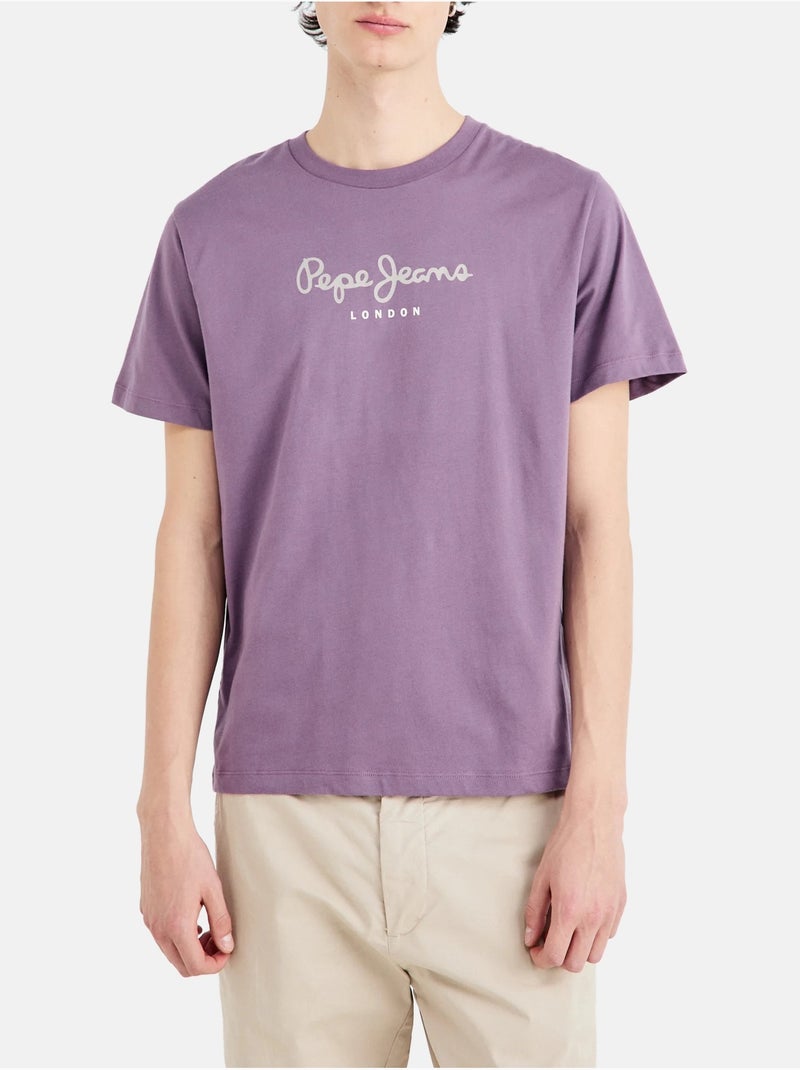 Tee Shirt Pepe Jeans Eggo Violet - Kiabi