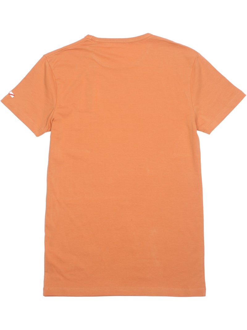 Tee Shirt Pepe Jeans manches courtes Orange - Kiabi