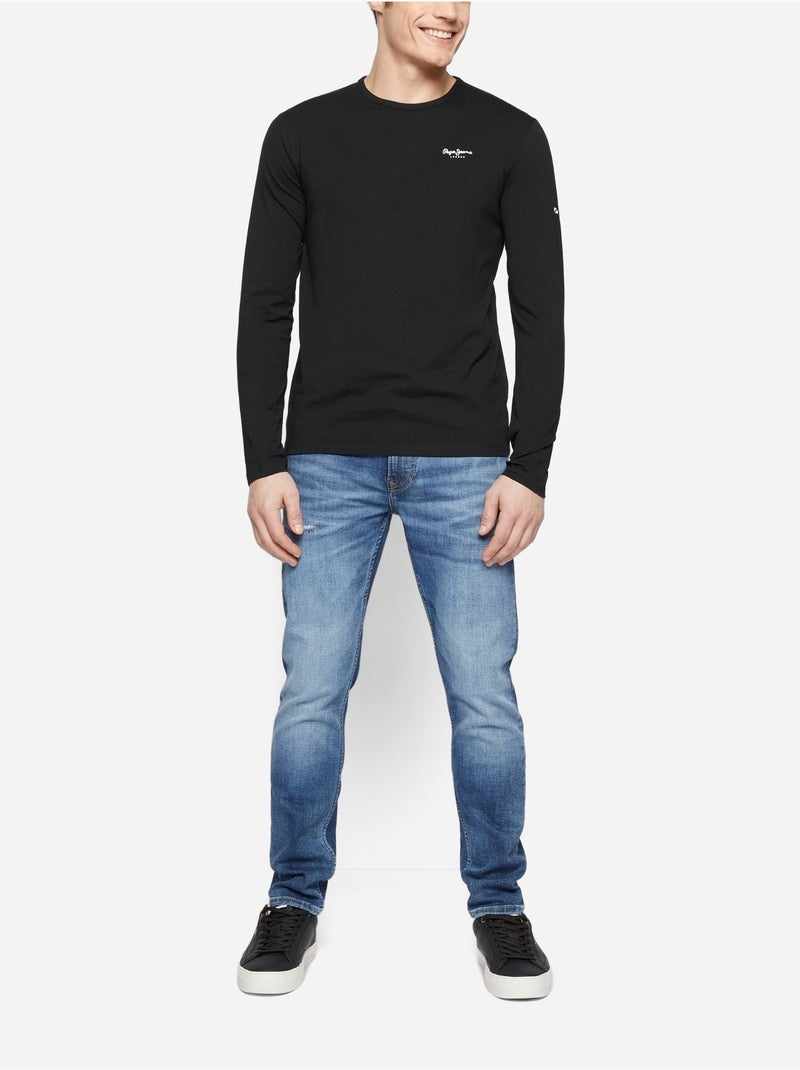 Tee Shirt Pepe Jeans Original basic Noir - Kiabi