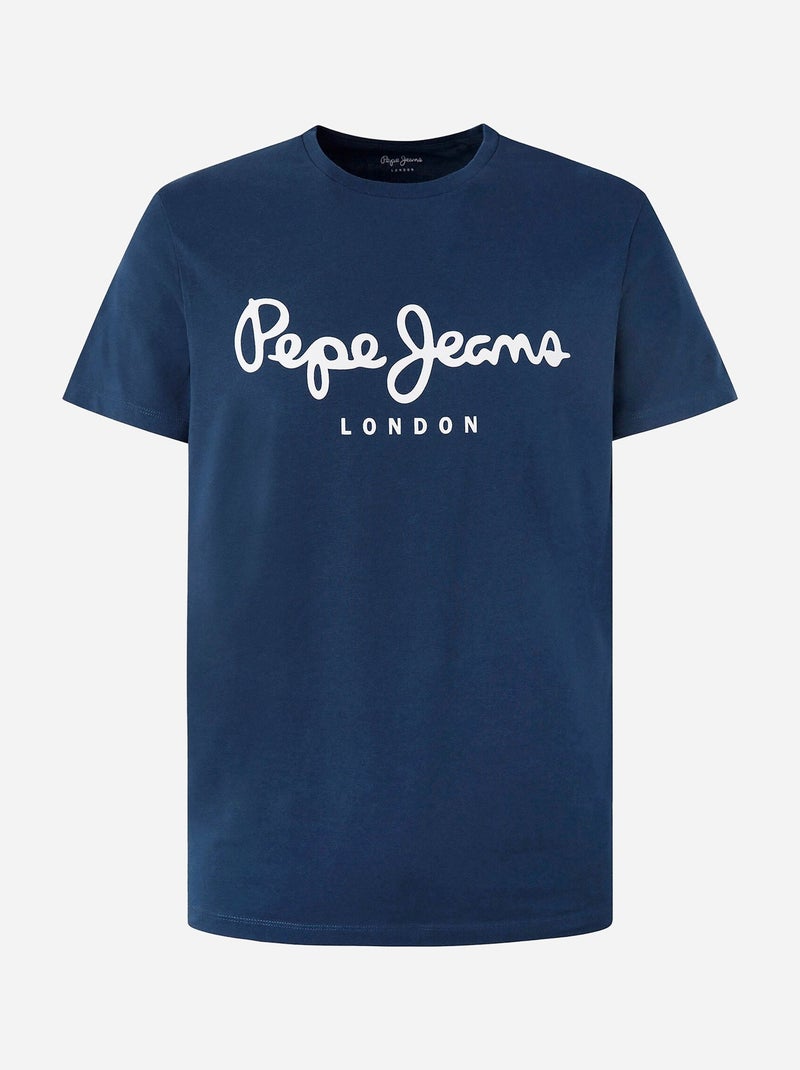 Tee Shirt Pepe Jeans Original stretch Bleu - Kiabi