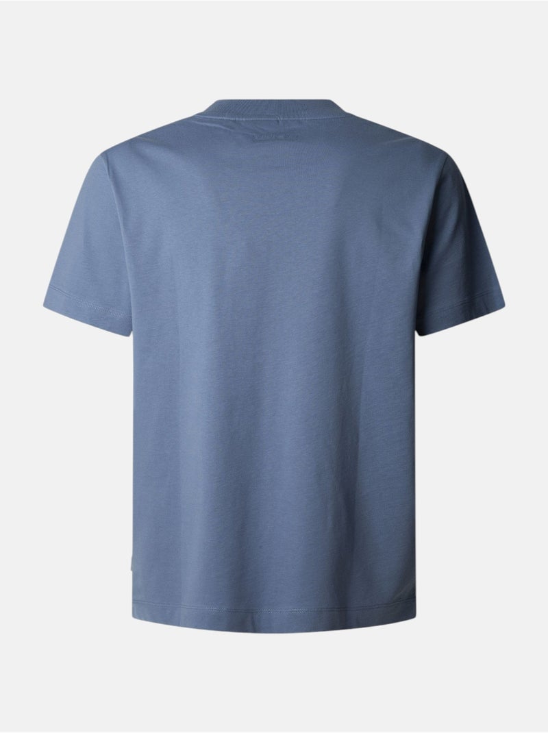 Tee Shirt Pepe Jeans Picthon Bleu - Kiabi