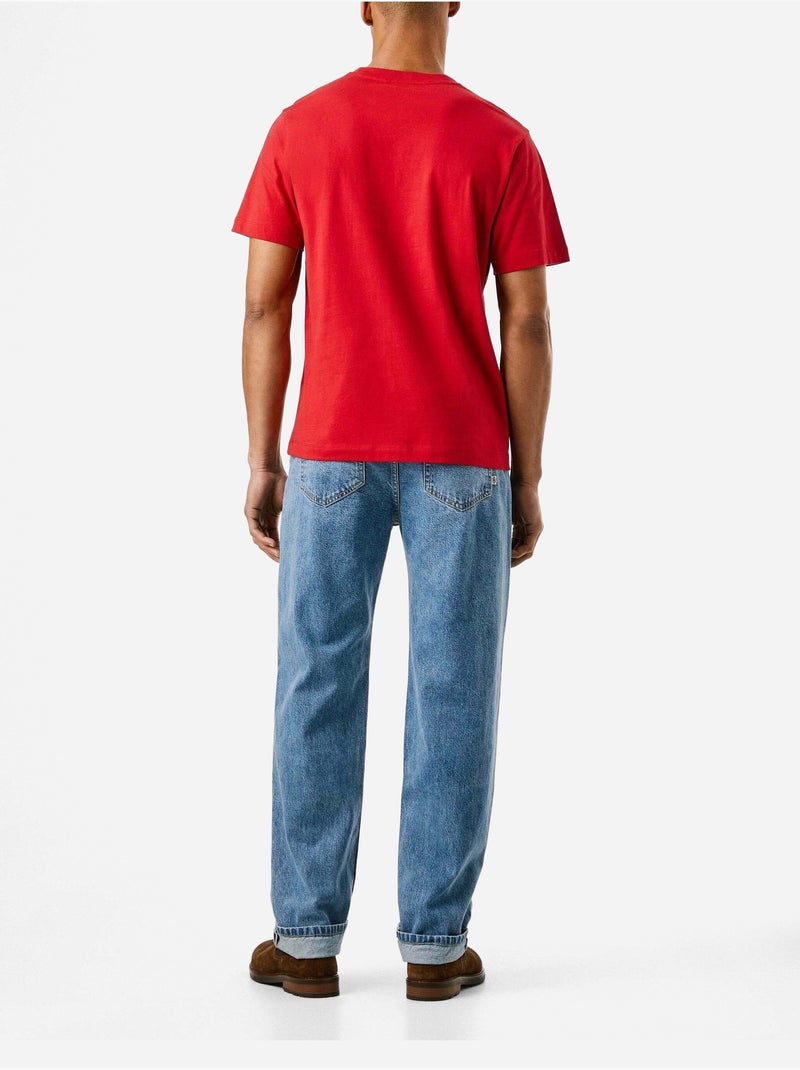 Tee Shirt Pepe Jeans Trey tee Rouge - Kiabi