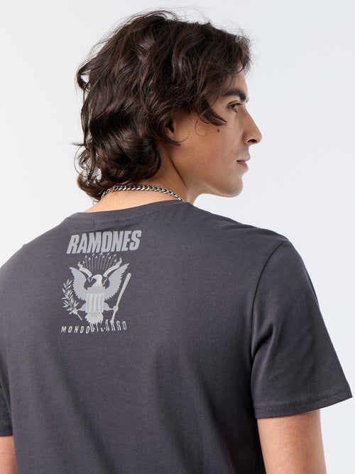 Tee-shirt 'Ramones' à manches courtes - Kiabi