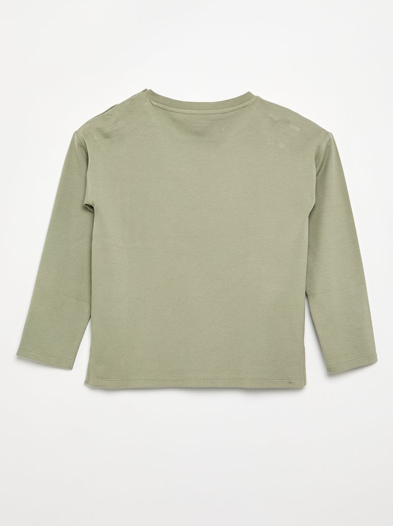 Tee-shirt rayé - collection facile à enfiler Vert - Kiabi