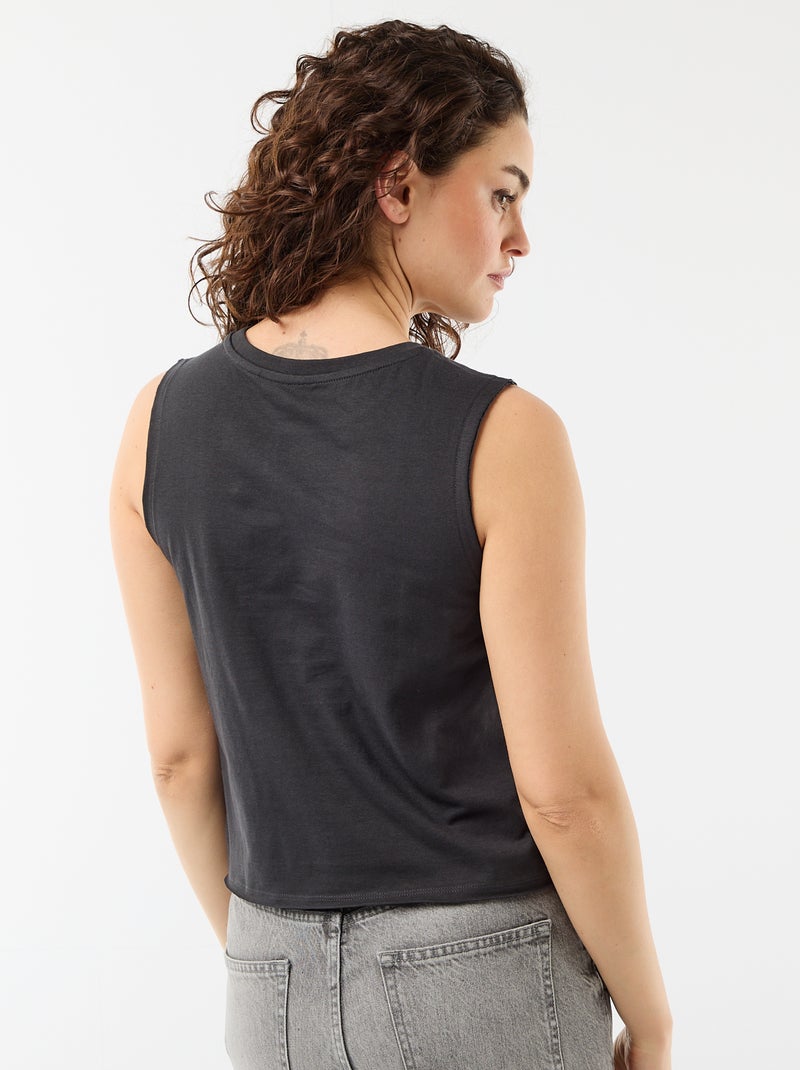 Tee-shirt sans manches 'Guns N'Roses' Noir - Kiabi