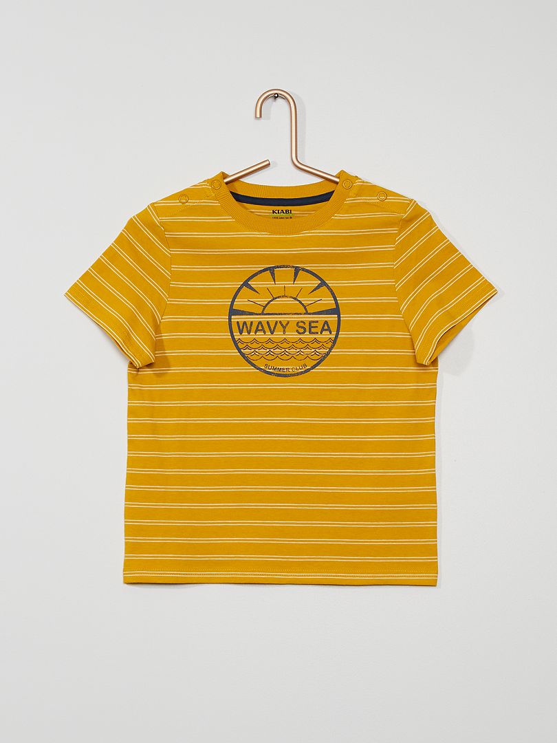 Tee-shirt So Easy jaune - Kiabi