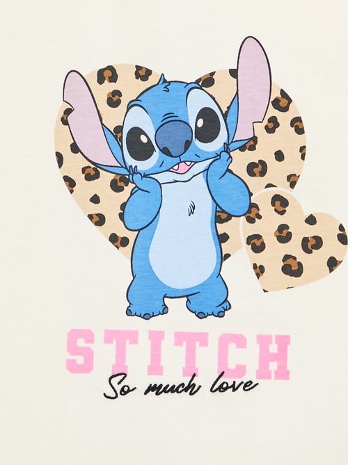 Tee-shirt 'Stitch' - collection facile à enfiler - Kiabi
