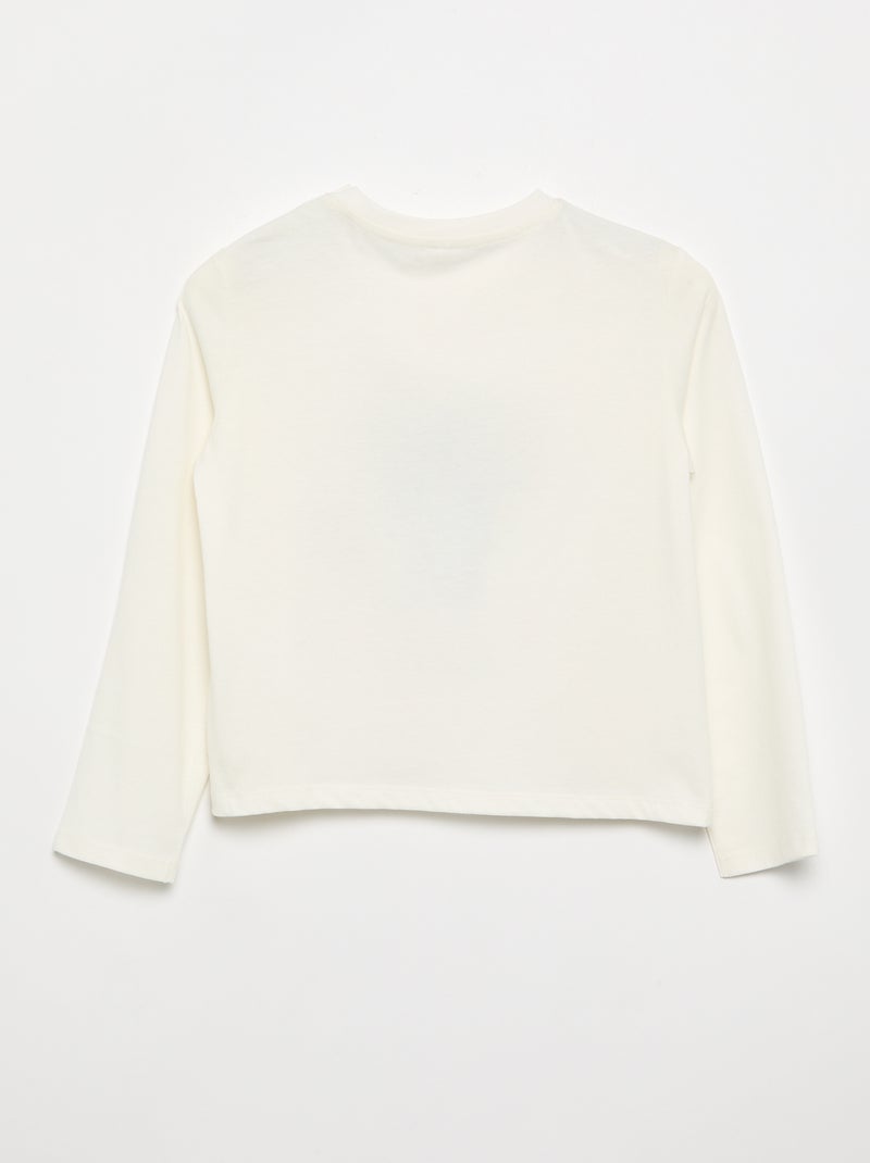 Tee-shirt 'Stitch' - collection facile à enfiler Blanc - Kiabi