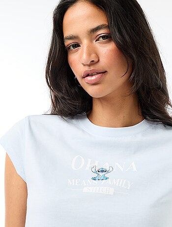 Tee-shirt 'Stitch' cropped