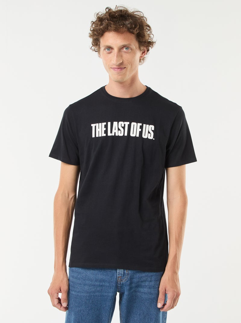 Tee-shirt 'The Last of Us' manches courtes imprimé recto/verso Noir - Kiabi