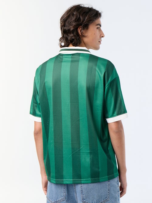 Tee-shirt type sport à col polo - Kiabi