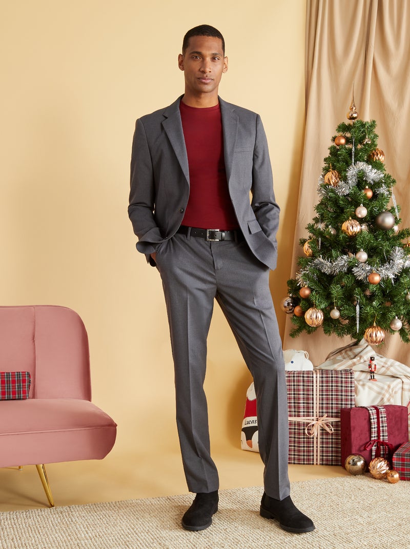 Teeshirt uni Muscle fit ROUGE Kiabi 7.00€