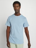 Tee-shirt uni - Slim fit Bleu - Kiabi