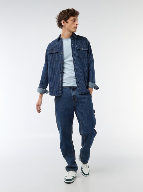 Tee-shirt uni - Slim fit - Kiabi