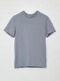 Tee-shirt uni - Slim fit Bleu - Kiabi