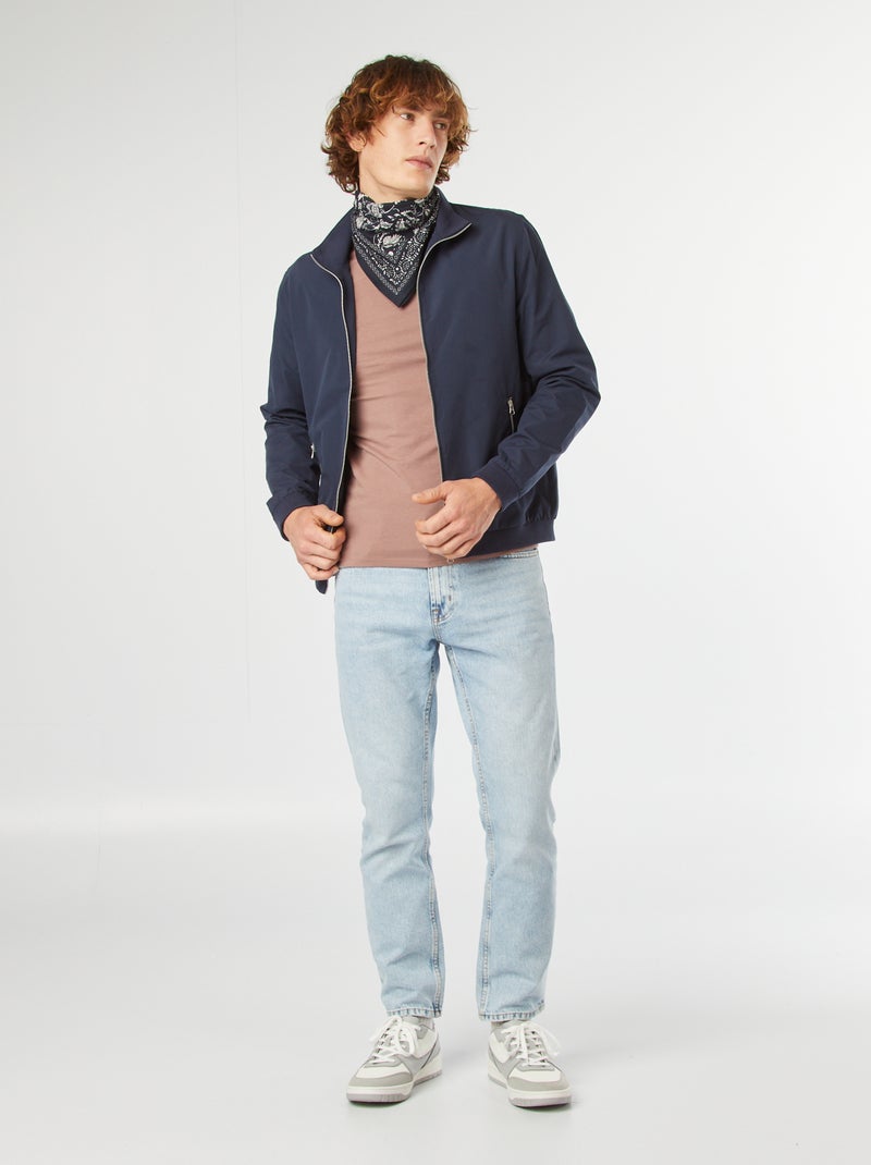 Tee-shirt uni - Slim fit VIOLET - Kiabi