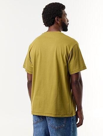 Tee-shirt uni à manches courtes confort fit - Kiabi