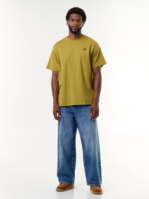 Tee-shirt uni à manches courtes confort fit - Kiabi - Kiabi Tee-shirt uni à manches courtes confort fit - Kiabi - Kiabi