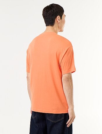 T-shirt homme en coton à col rond