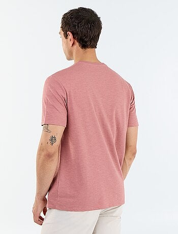 Tee-shirt uni à manches courtes