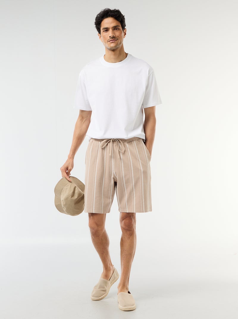 Tee-shirt uni confort fit / oversize Blanc - Kiabi