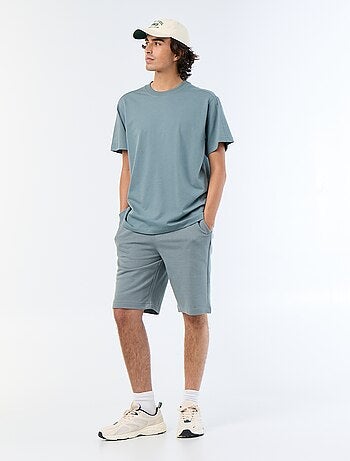 Tee-shirt uni coupe confort fit / oversize à manches courtes