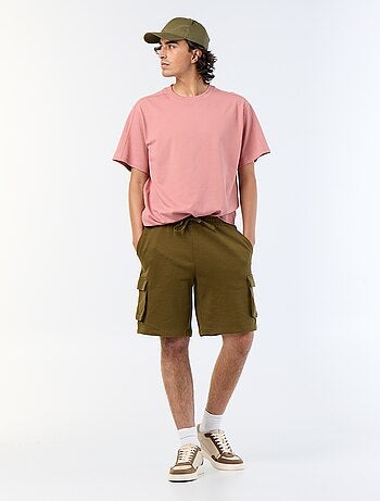 Tee-shirt uni coupe confort fit / oversize à manches courtes