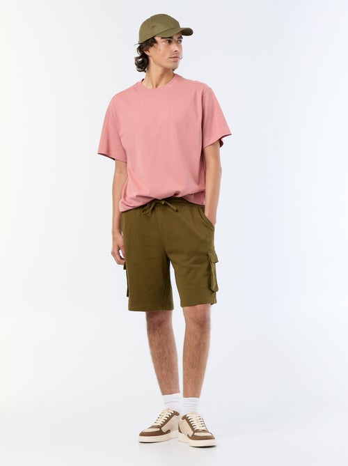 Tee-shirt uni coupe confort fit / oversize à manches courtes - Kiabi Tee-shirt uni coupe confort fit / oversize à manches courtes - Kiabi