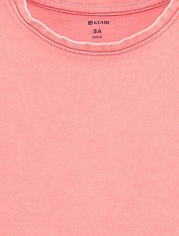 Tee-shirt uni manches extra-courtes