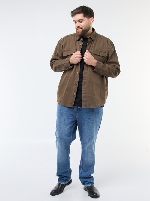 Tee-shirt uni regular fit - Kiabi