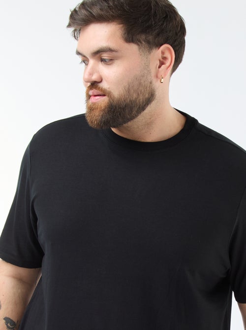 Tee-shirt uni regular fit - Kiabi