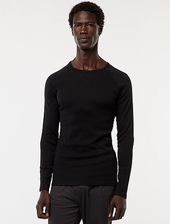 Tee-shirts basiques unis à manches longues