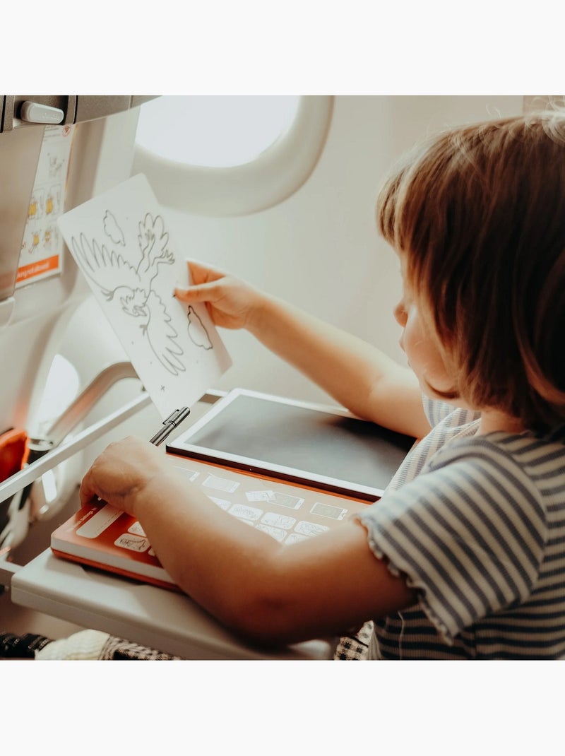 Tekentablet lcd voor kinderen kidydraw mini Geel - Kiabi