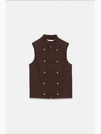 Tencel gilet dilvin