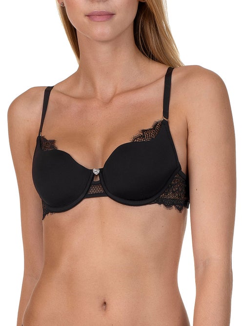 Tender voorgevormde beha love zwart - Kiabi Tender voorgevormde beha love zwart - Kiabi