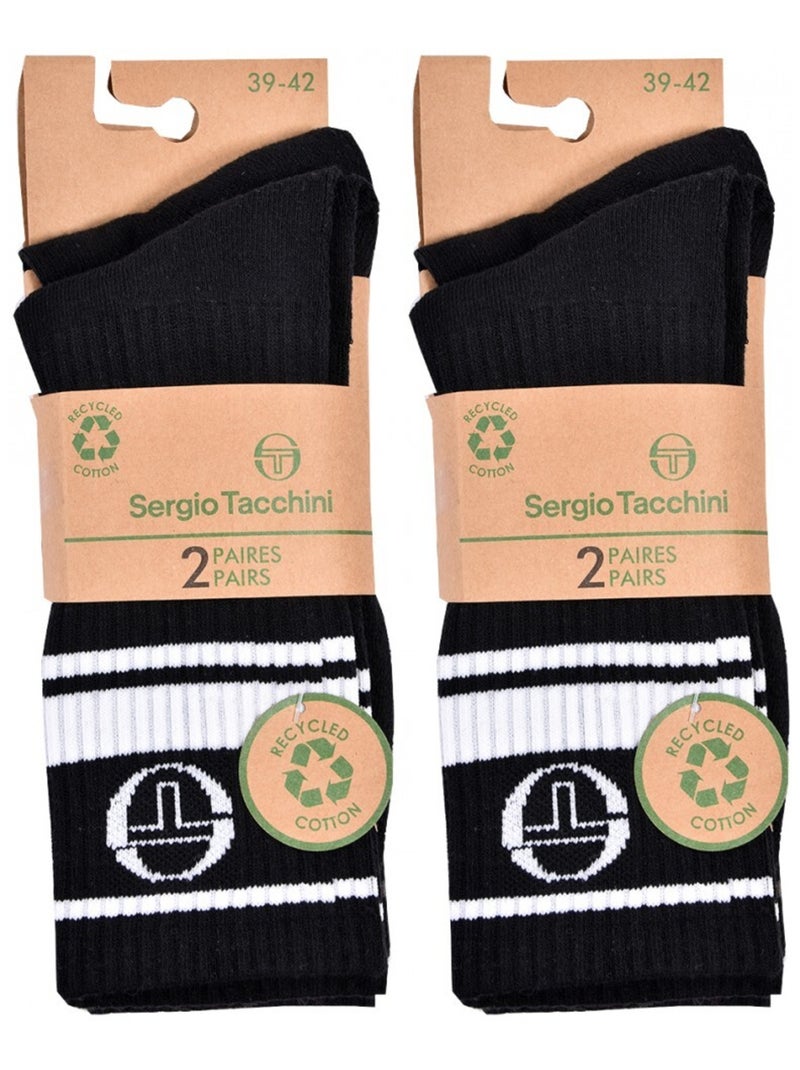 TENNIS sokken SERGIO TACCHINI Set van 4 paar Multicolor - Kiabi