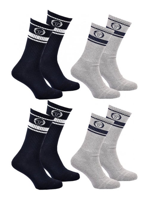TENNIS sokken SERGIO TACCHINI Set van 4 paar - Kiabi TENNIS sokken SERGIO TACCHINI Set van 4 paar - Kiabi